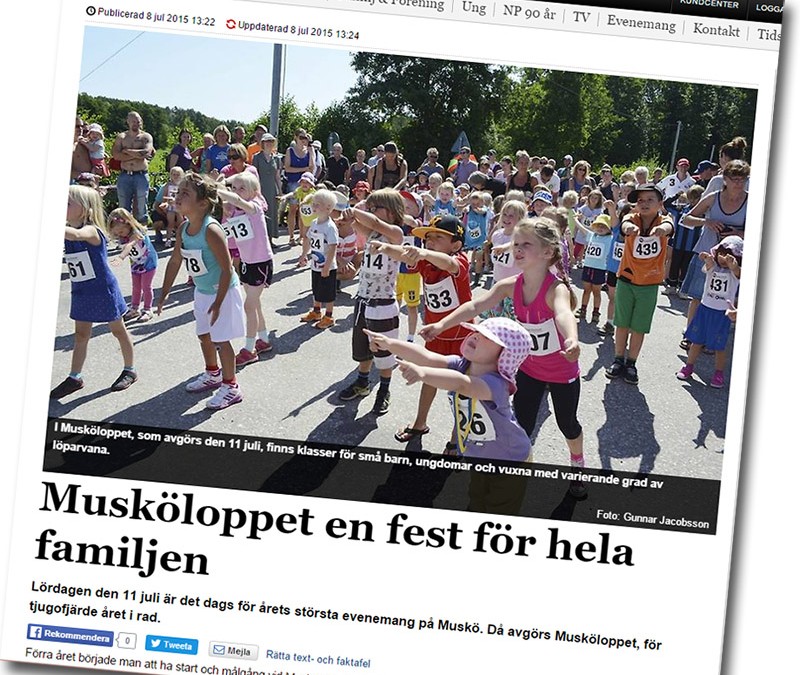 Musköloppet en fest för hela familjen